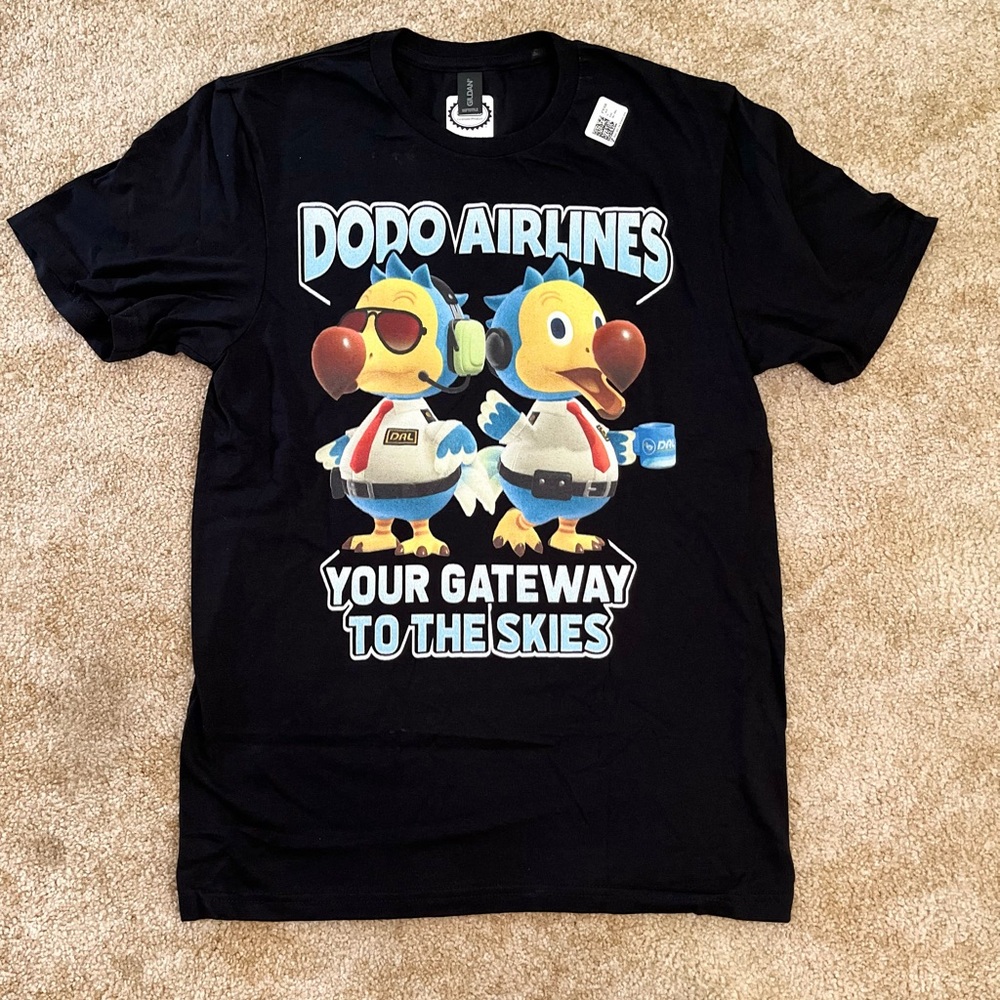 Gildan Black Nintendo Graphic Tee